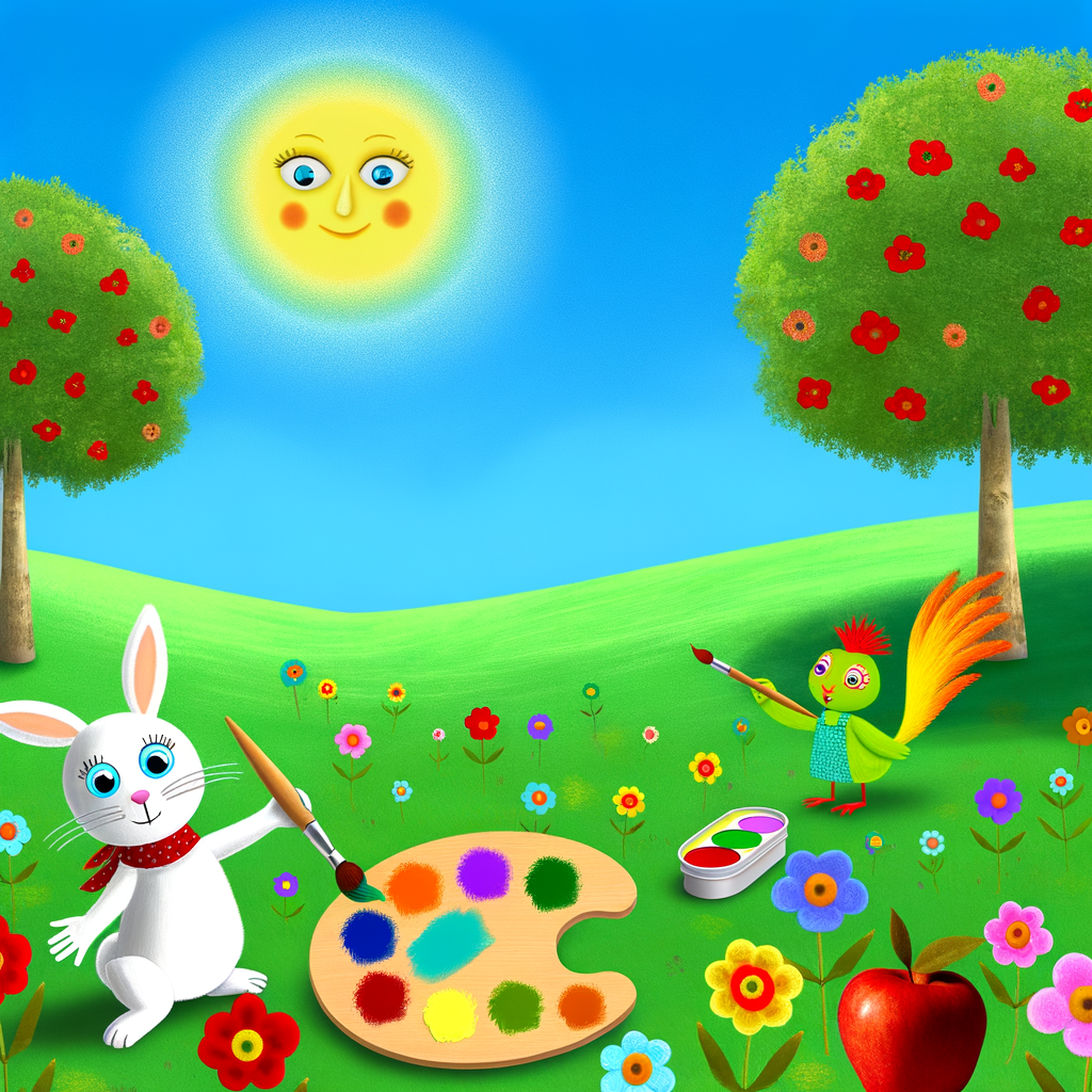 Rabbit’s Colorful Day