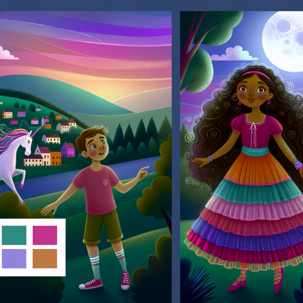 Moonlit Unicorn’s Journey